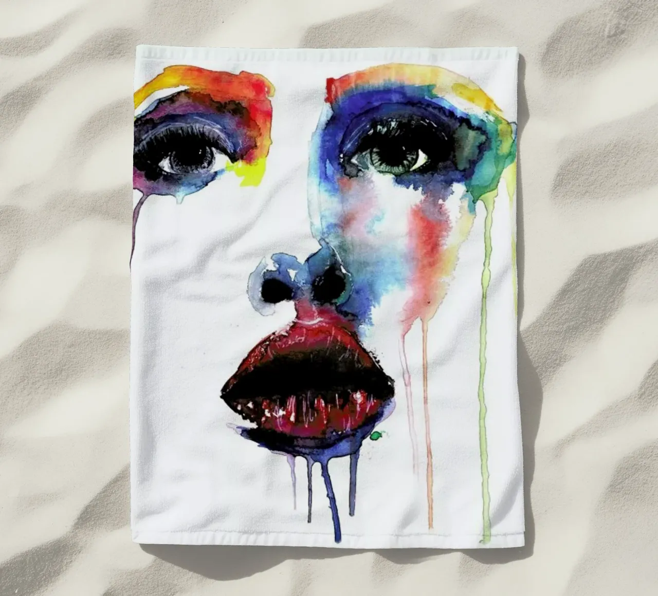 Crying Blue telo mare da Mathilde Olsen