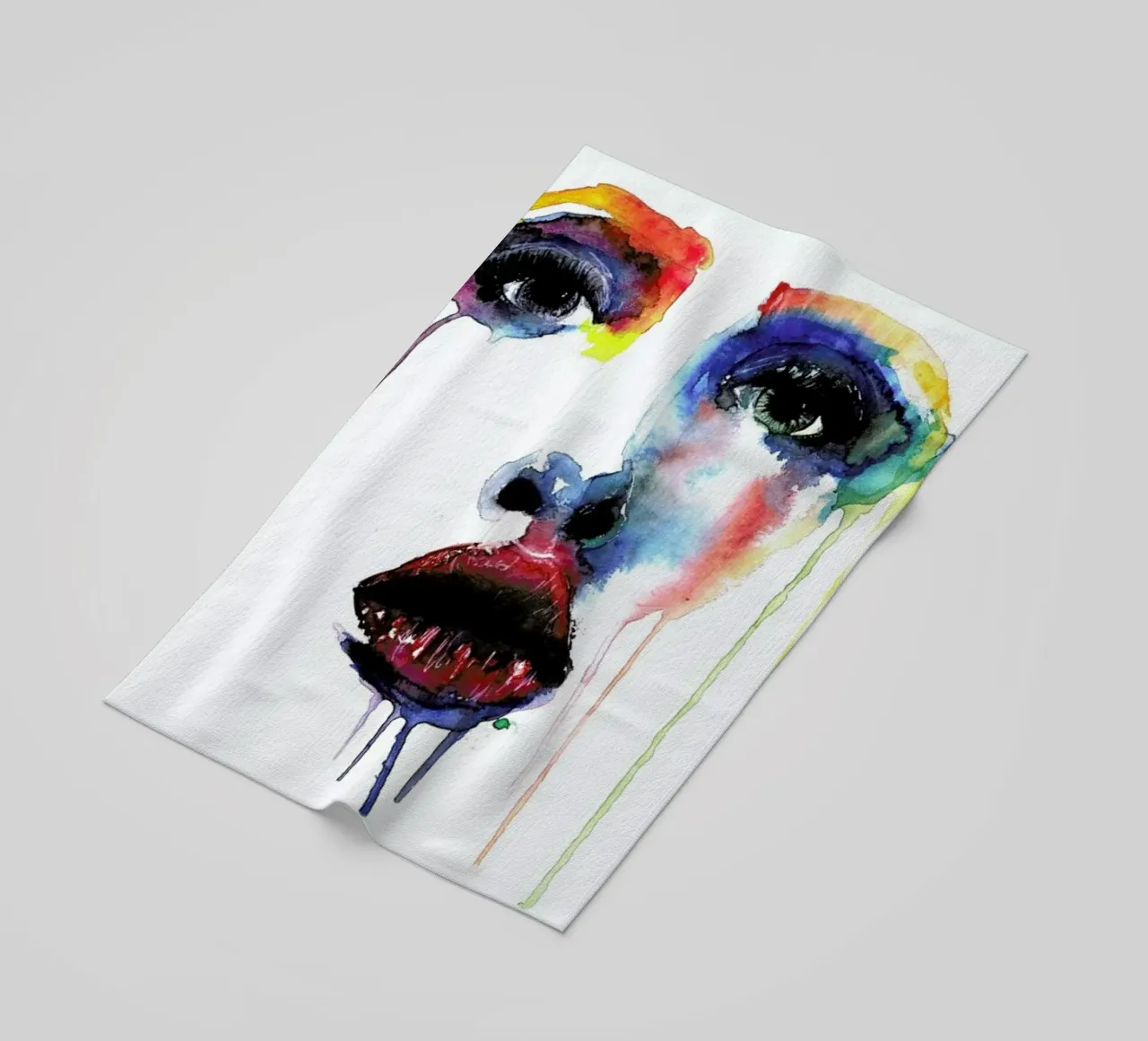 Crying Blue telo mare da Mathilde Olsen