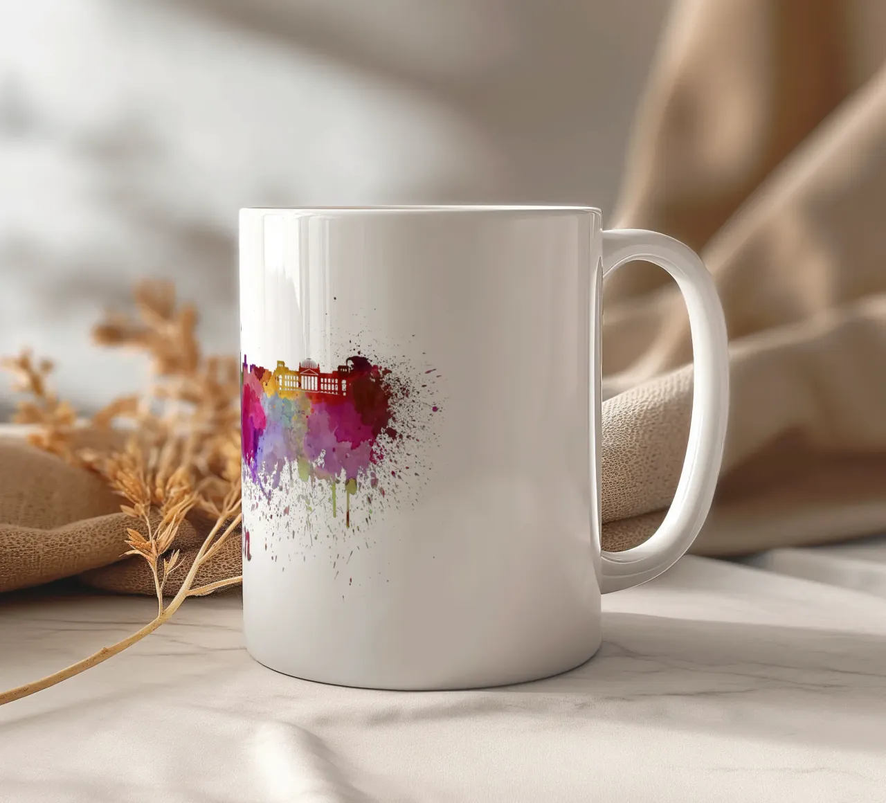Lo skyline di Berlino tazza in ceramica da 🎁 NOBELART