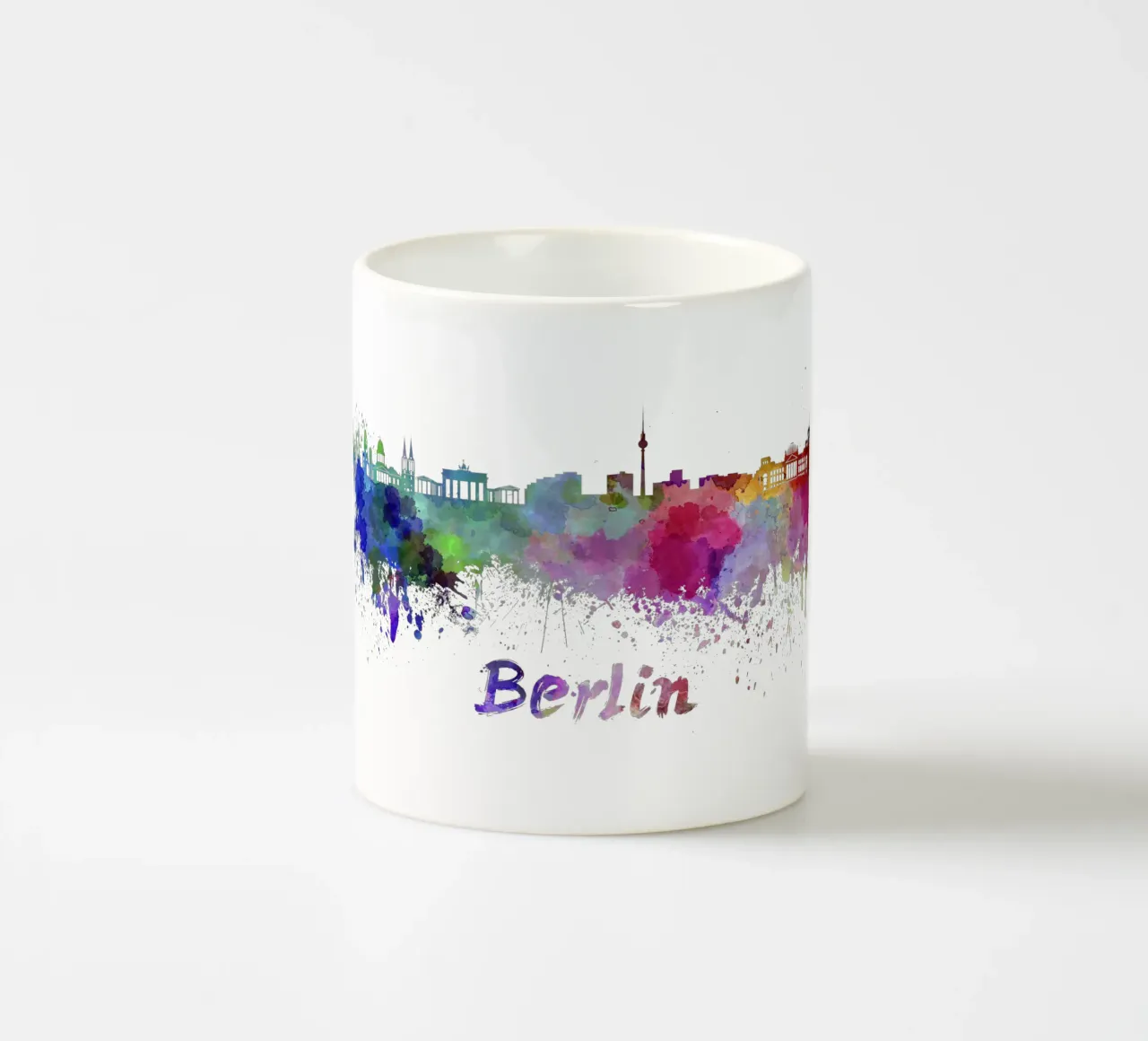 Lo skyline di Berlino tazza in ceramica da 🎁 NOBELART
