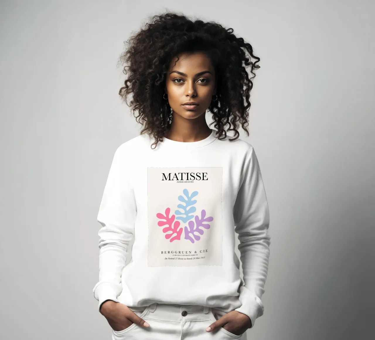 Foglia di Matisse a colori felpa da DODOLAN STORE