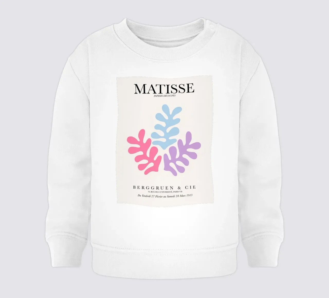 Foglia di Matisse a colori felpa neonato da DODOLAN STORE