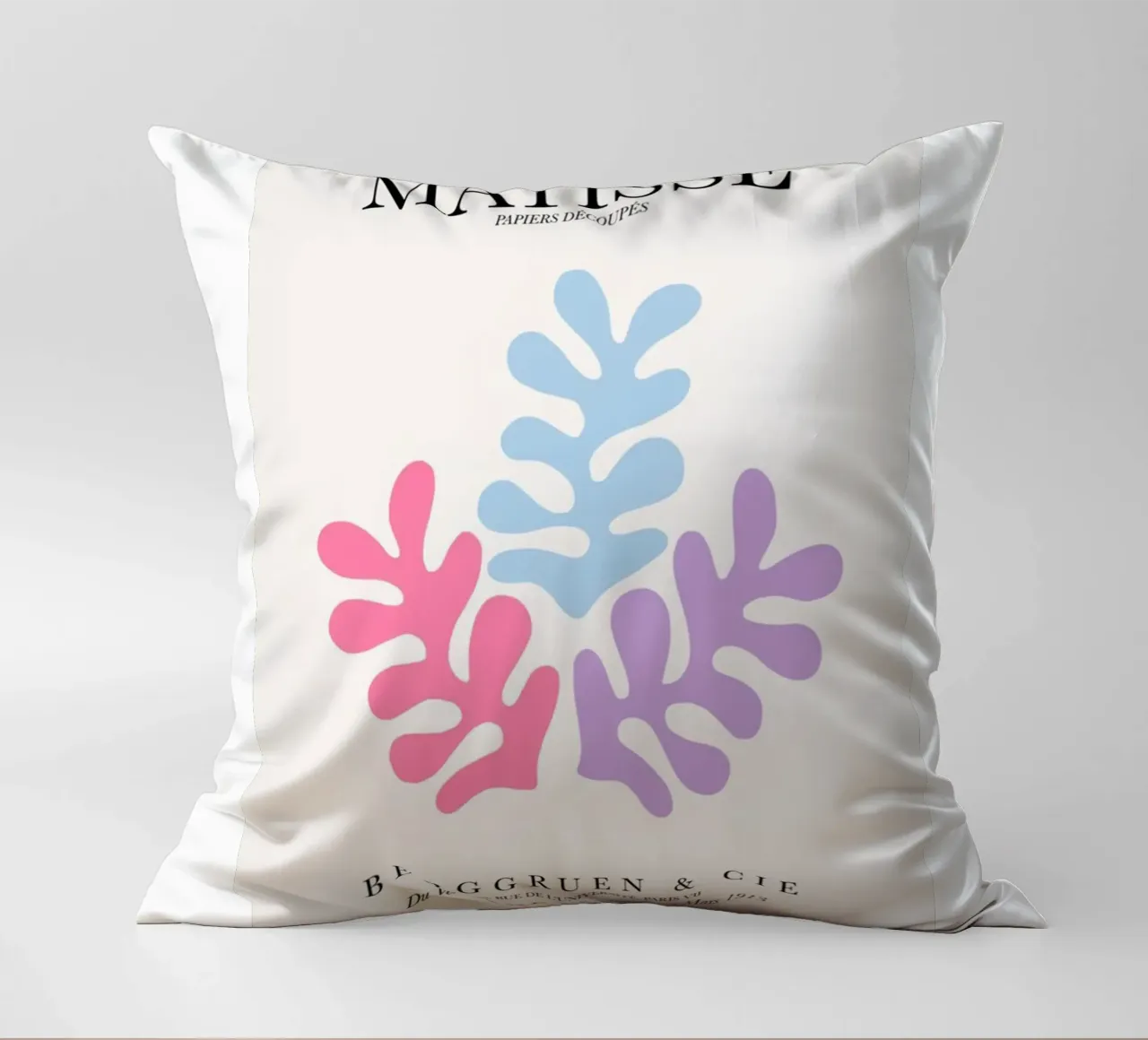 Foglia di Matisse a colori cuscino da DODOLAN STORE