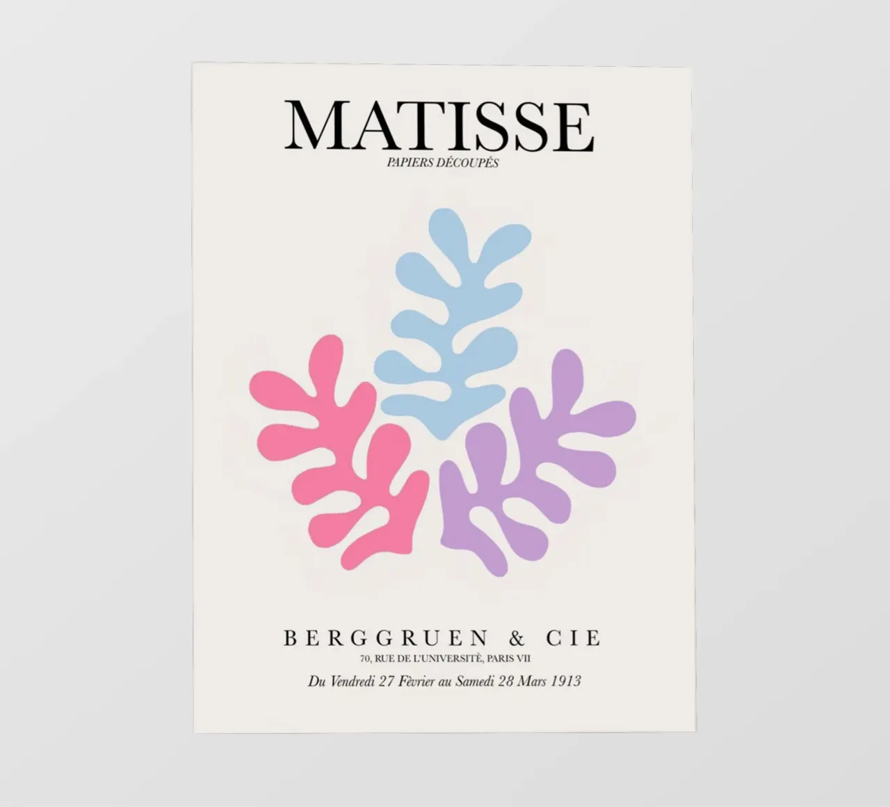 Foglia di Matisse a colori pellicola backlit da DODOLAN STORE