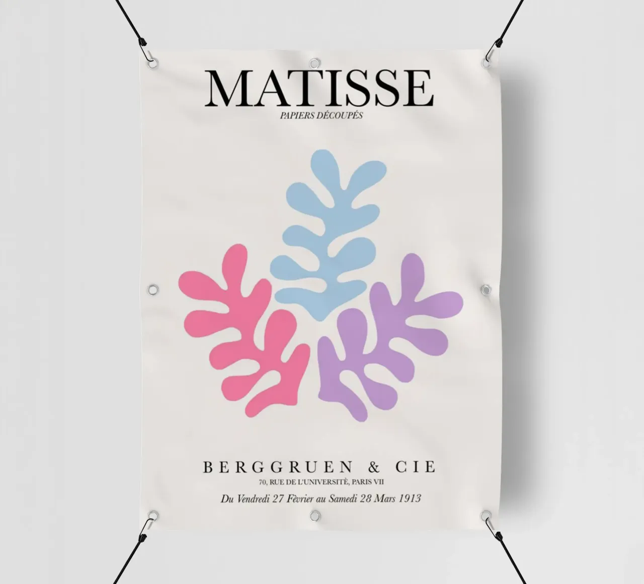 Foglia di Matisse a colori telo in pvc da DODOLAN STORE