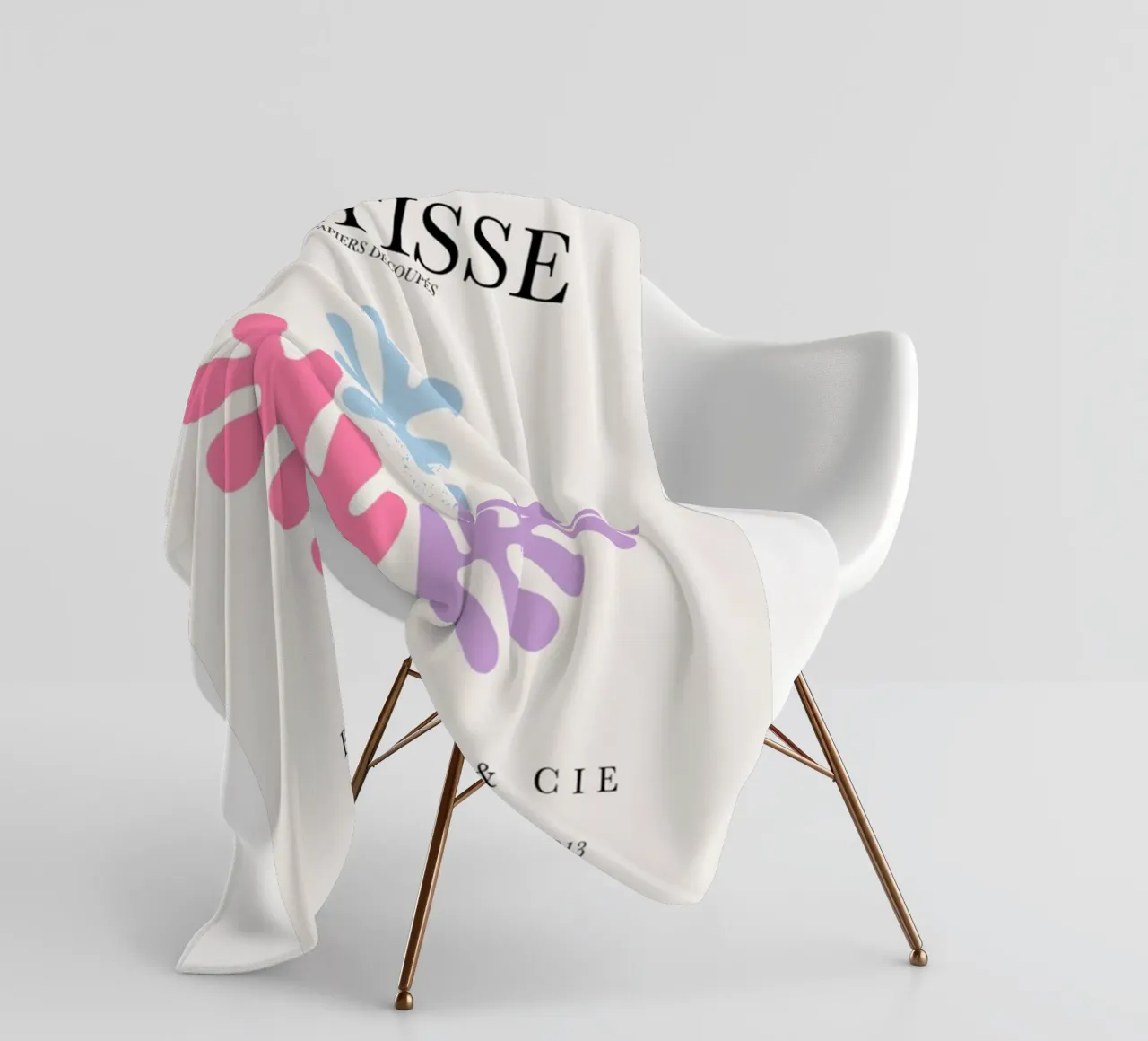 Foglia di Matisse a colori coperta in pile da DODOLAN STORE