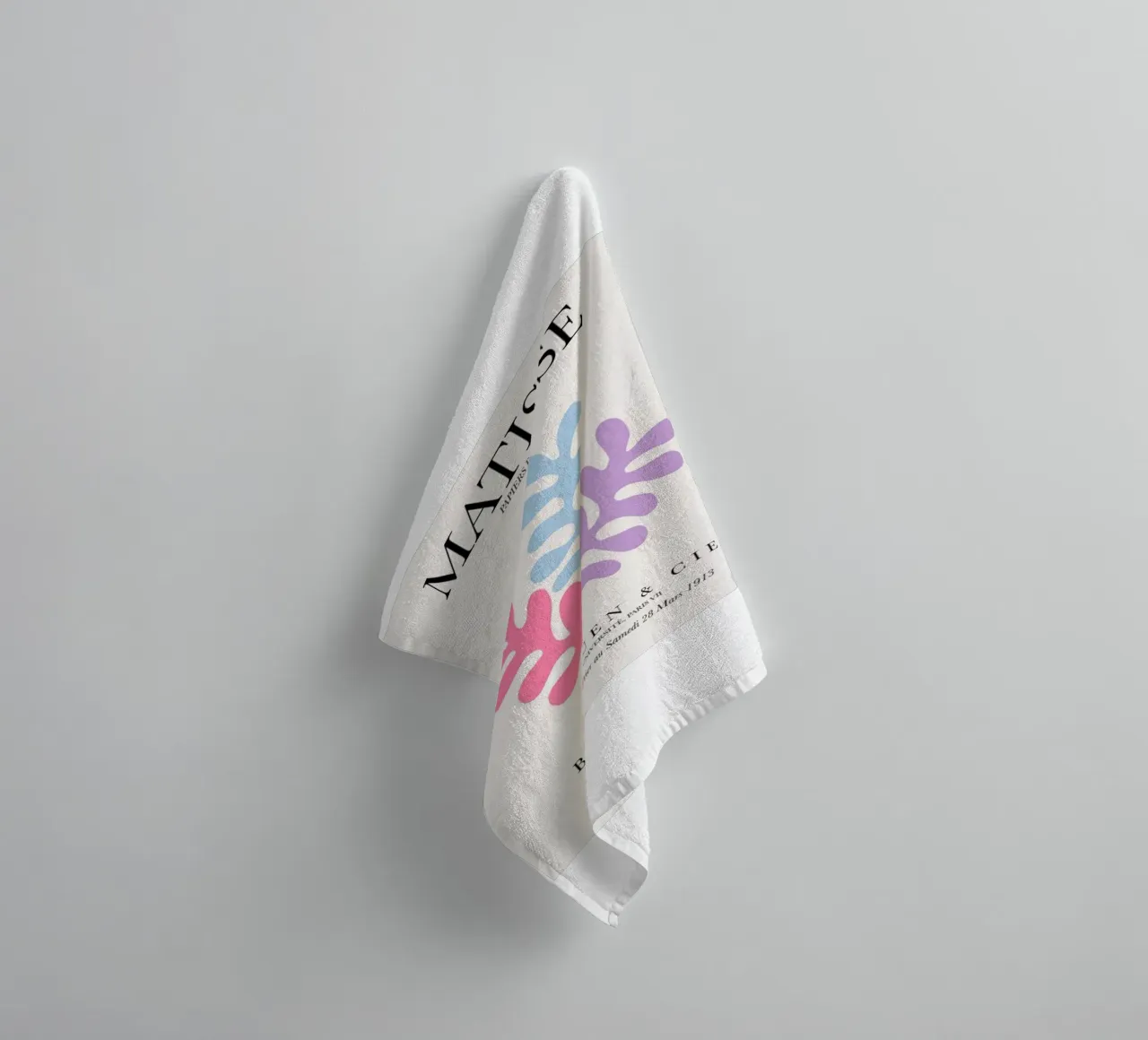 Foglia di Matisse a colori asciugamano da bagno da DODOLAN STORE