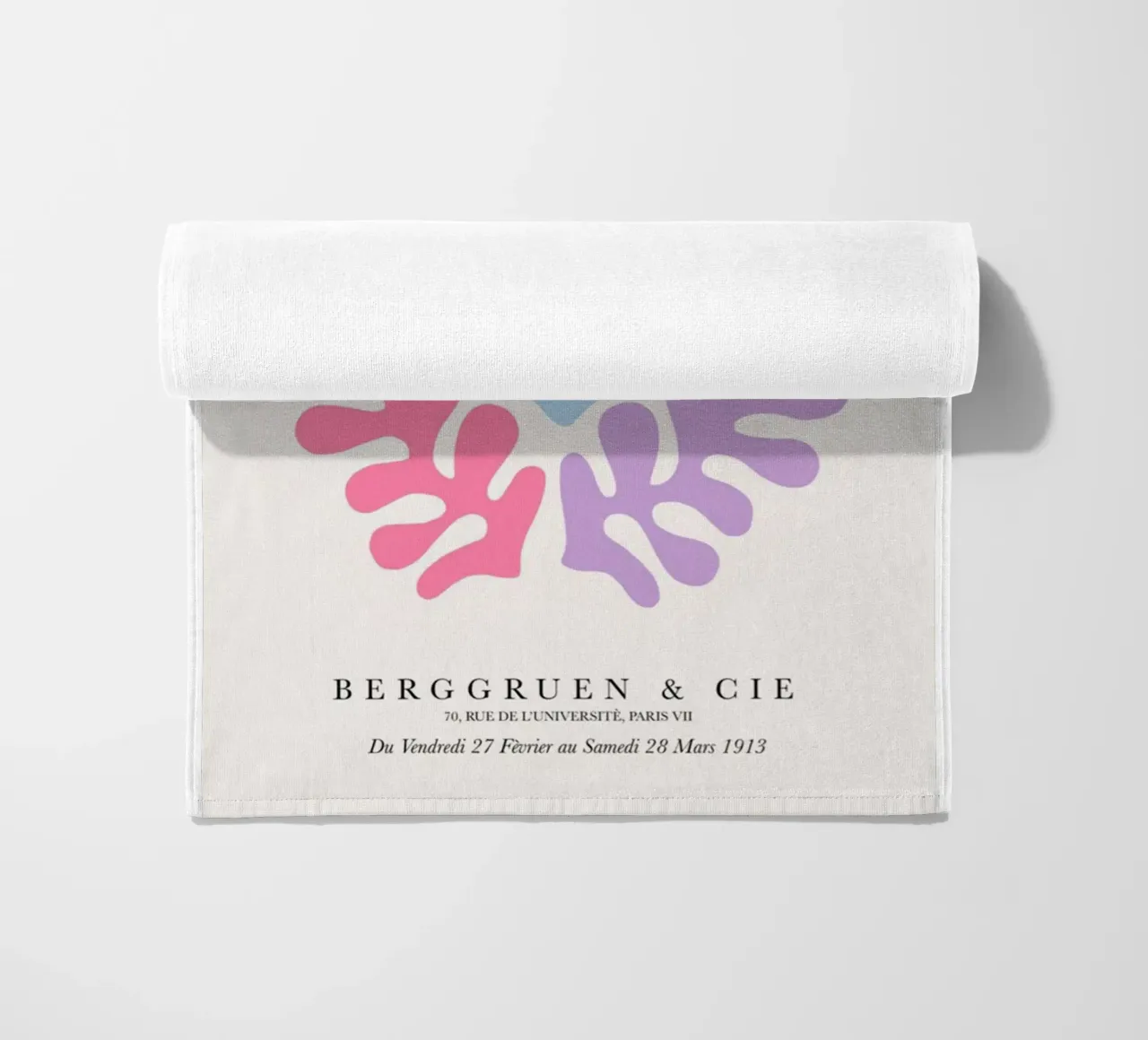 Foglia di Matisse a colori telo mare da DODOLAN STORE