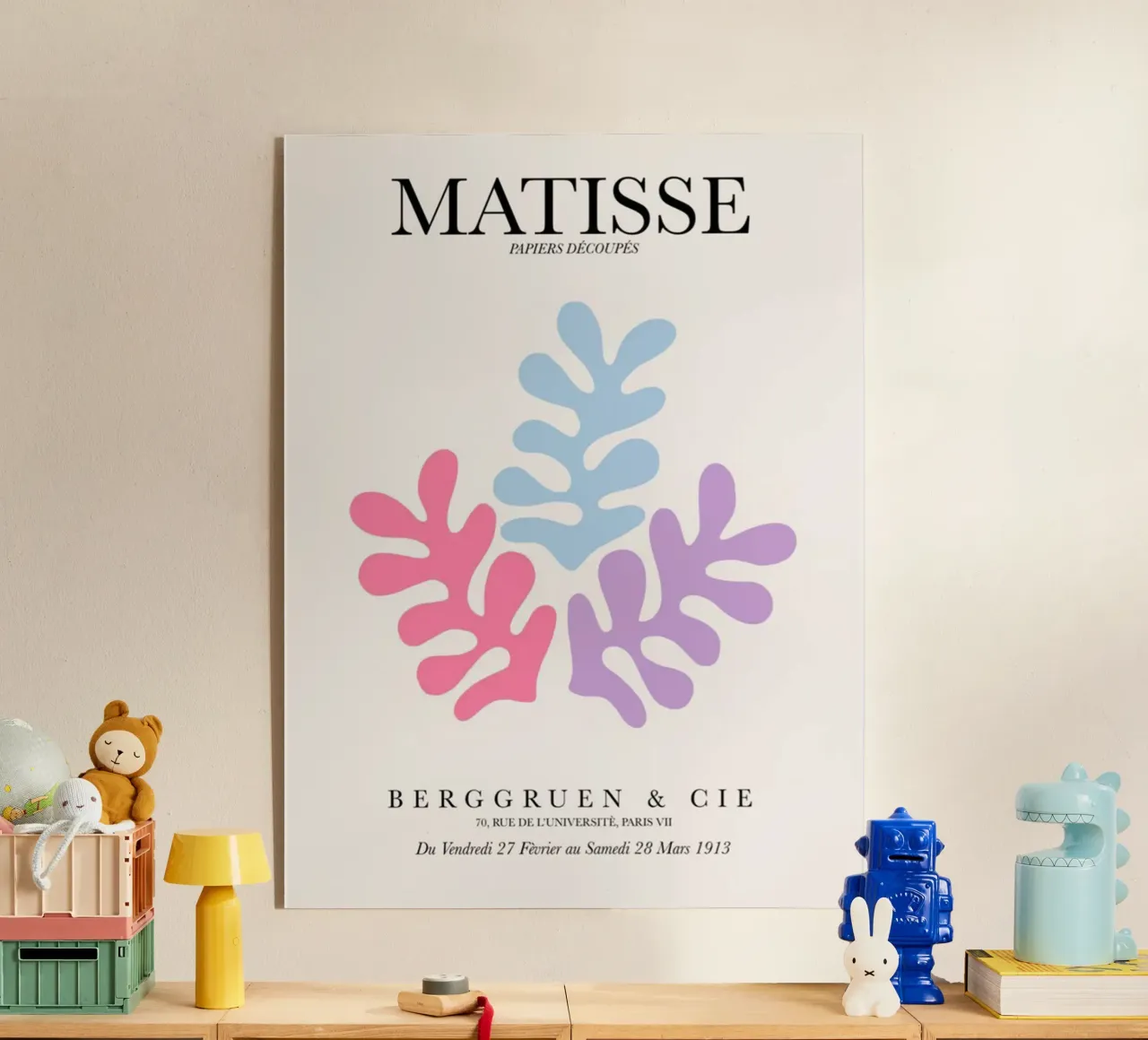 Hoja de Matisse a todo color metacrilato de DODOLAN STORE