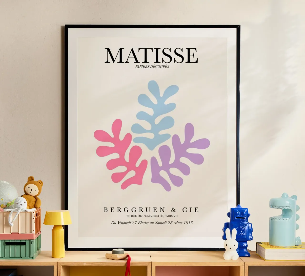 Foglia di Matisse a colori carta hahnemühle da DODOLAN STORE