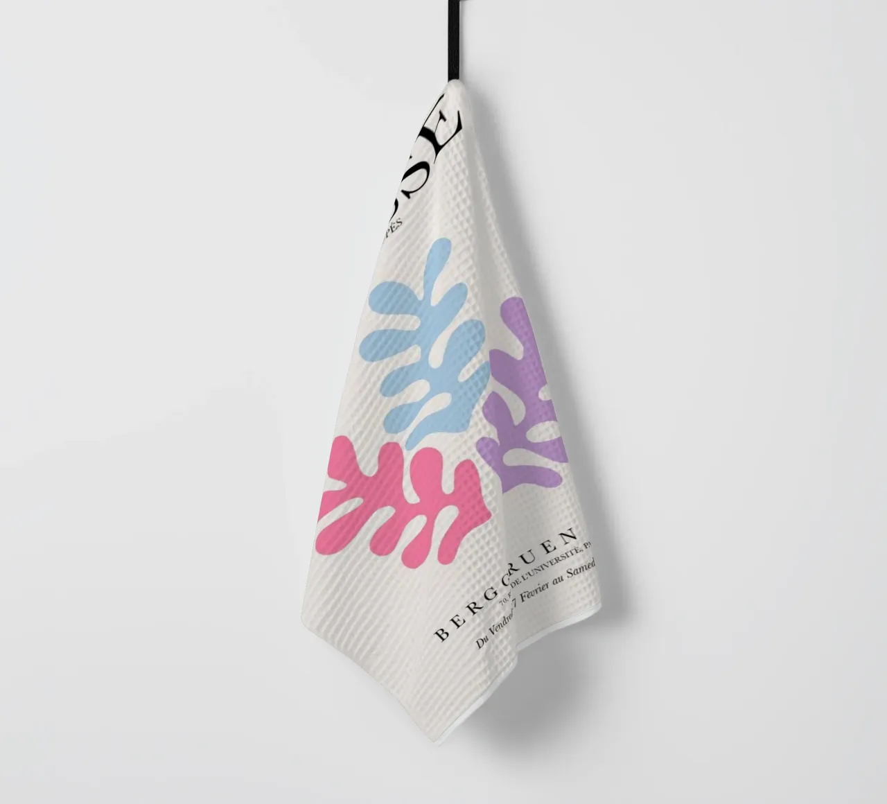 Foglia di Matisse a colori canovaccio da cucina da DODOLAN STORE