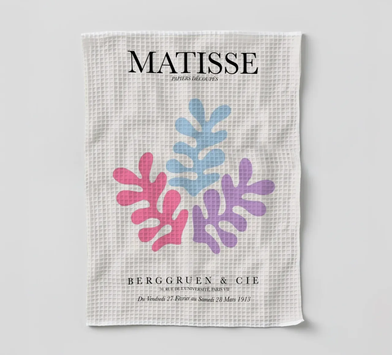 Foglia di Matisse a colori canovaccio da cucina da DODOLAN STORE