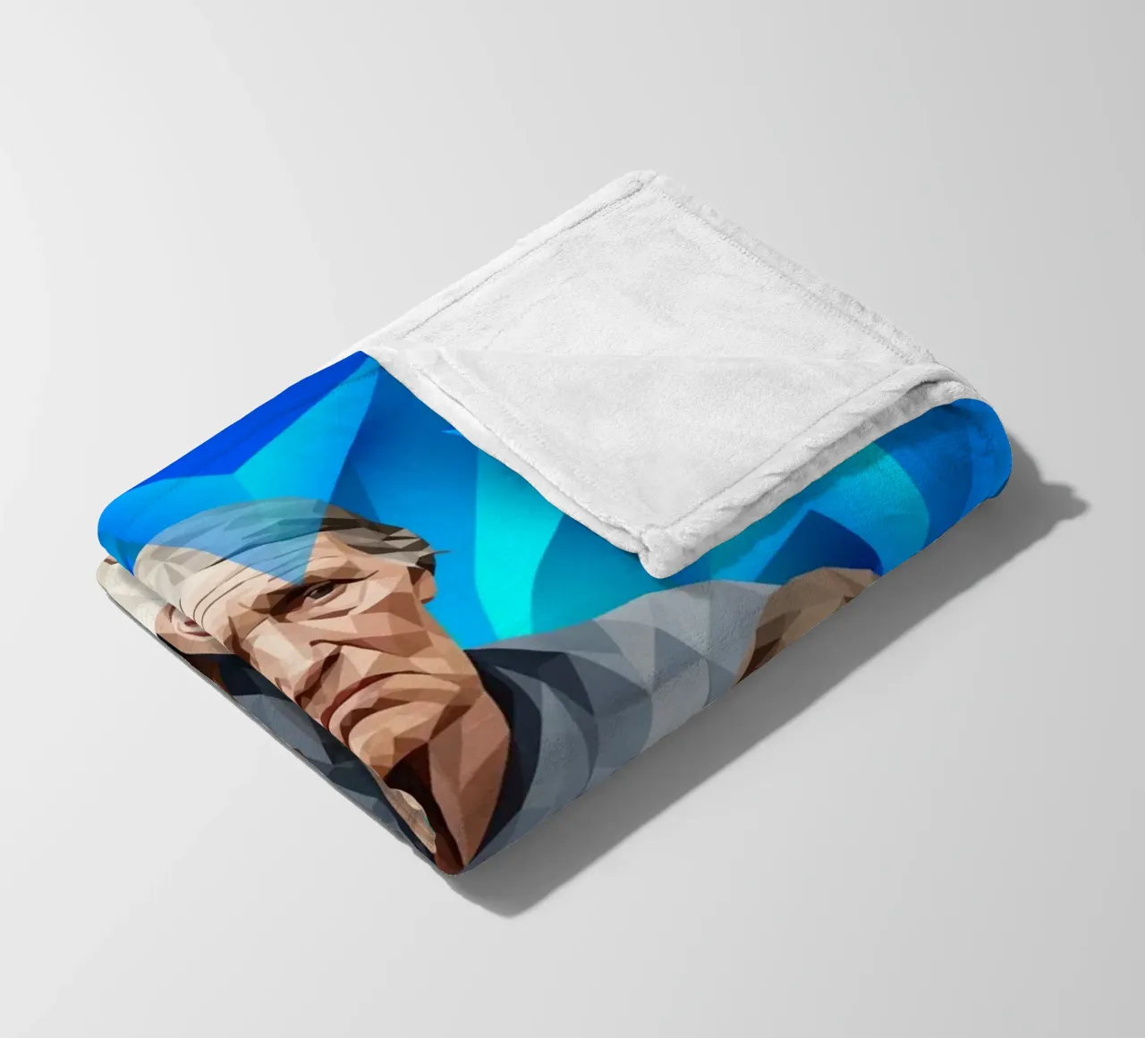 Madre migrante Lowpoly coperta in pile da Low Profile