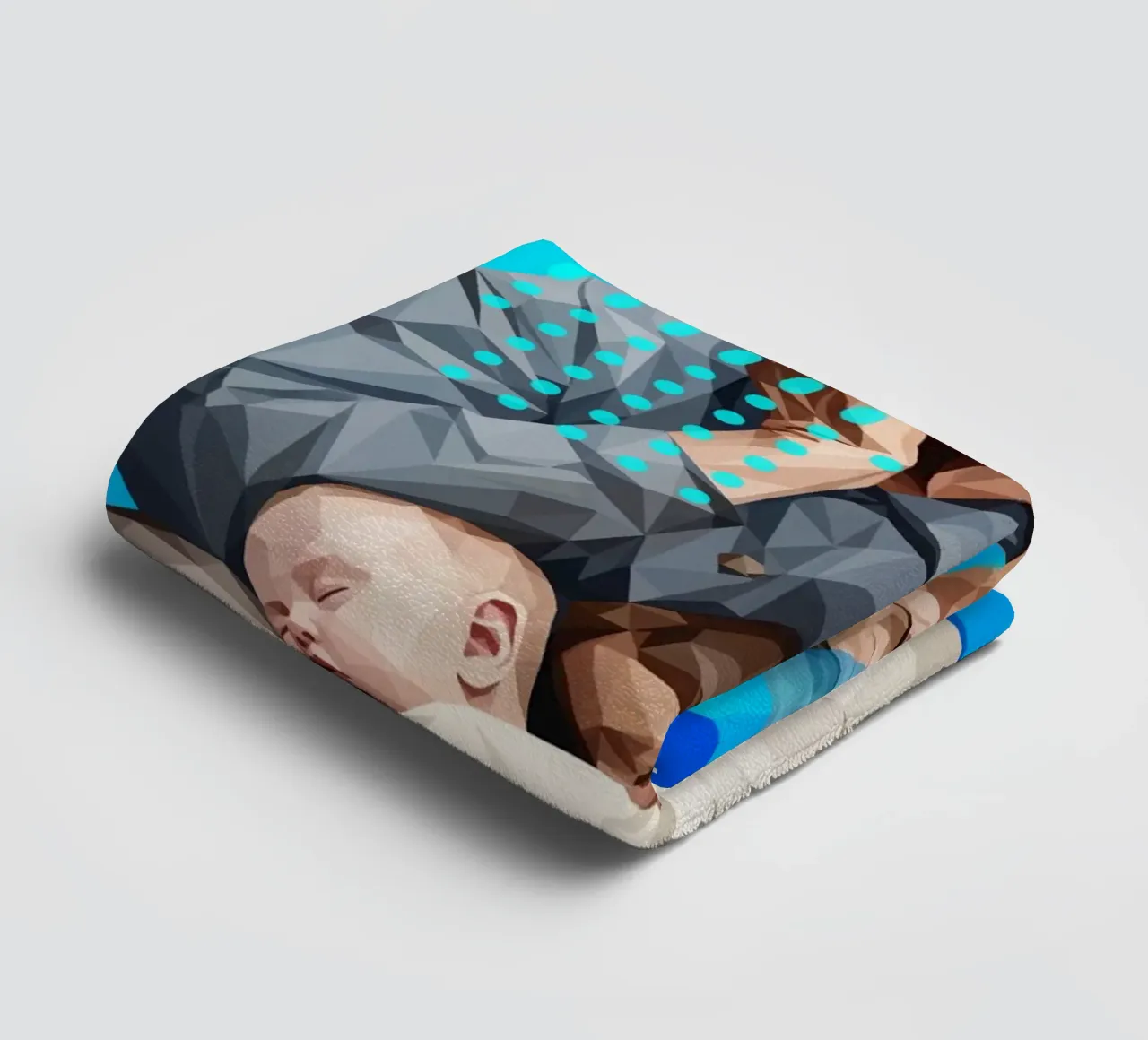 Madre migrante Lowpoly asciugamano da bagno da Low Profile