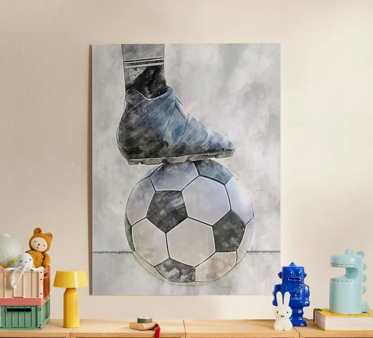 Fußball 4 Acryl-Glas von Mateo