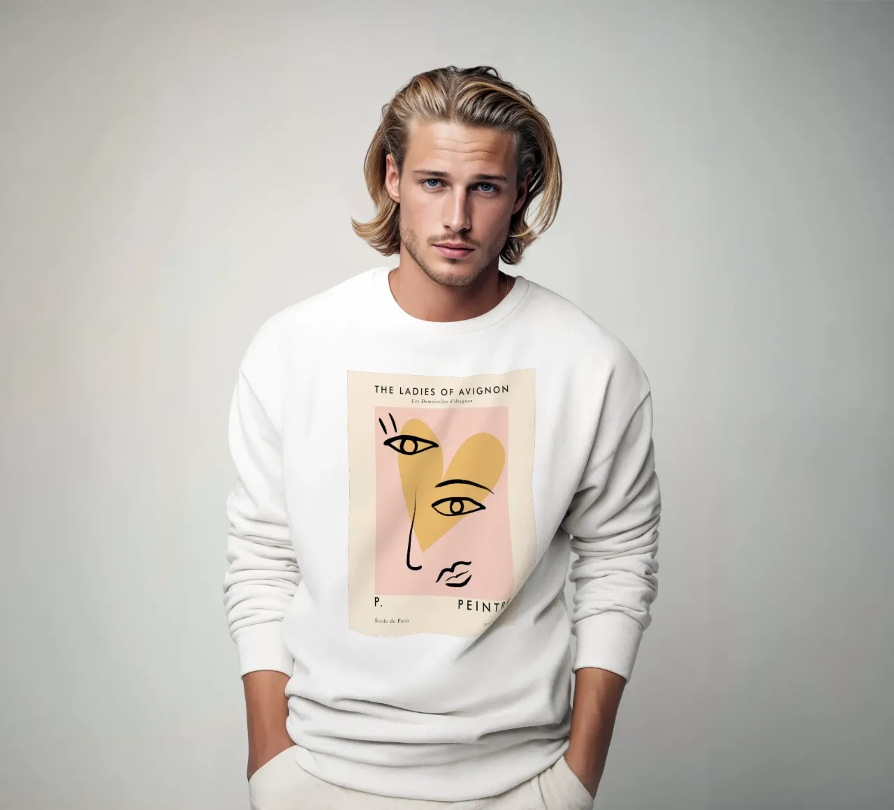 Le signore di Avignone Matisse felpa da DODOLAN STORE