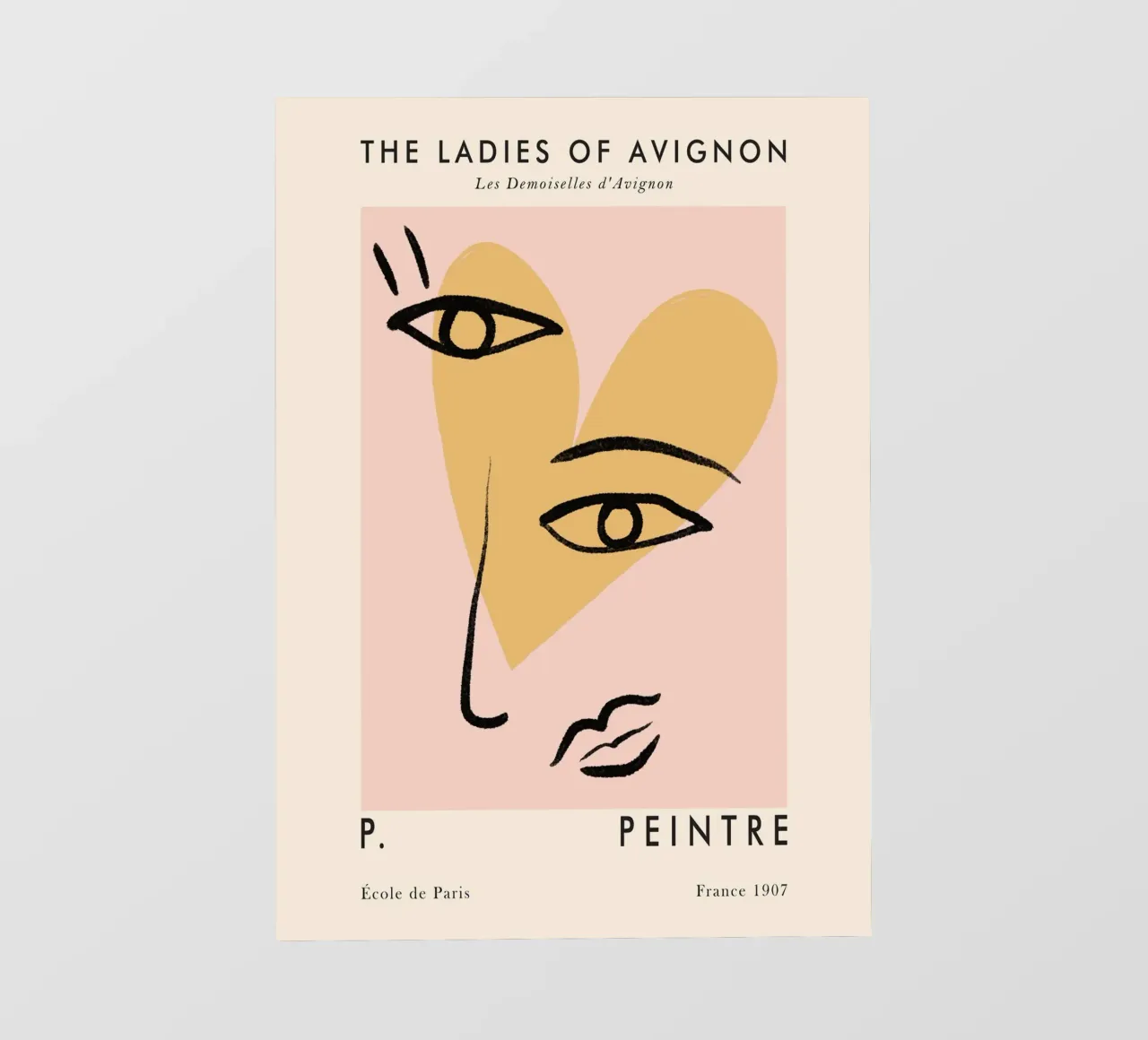 Le signore di Avignone Matisse pellicola backlit da DODOLAN STORE