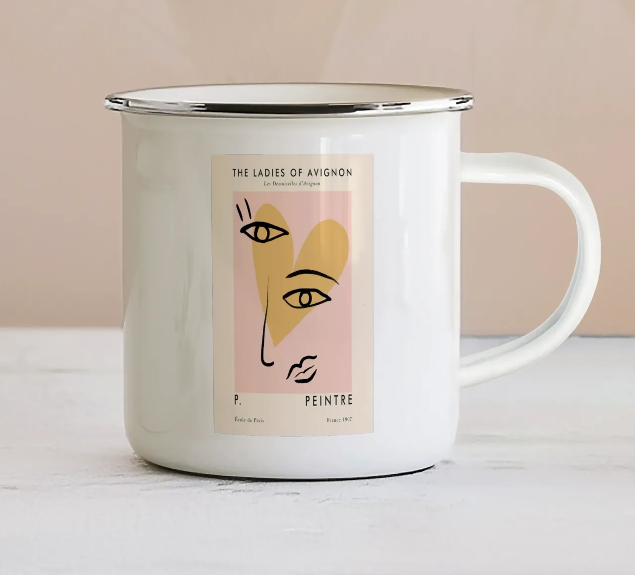 Le signore di Avignone Matisse tazza in smalto da DODOLAN STORE