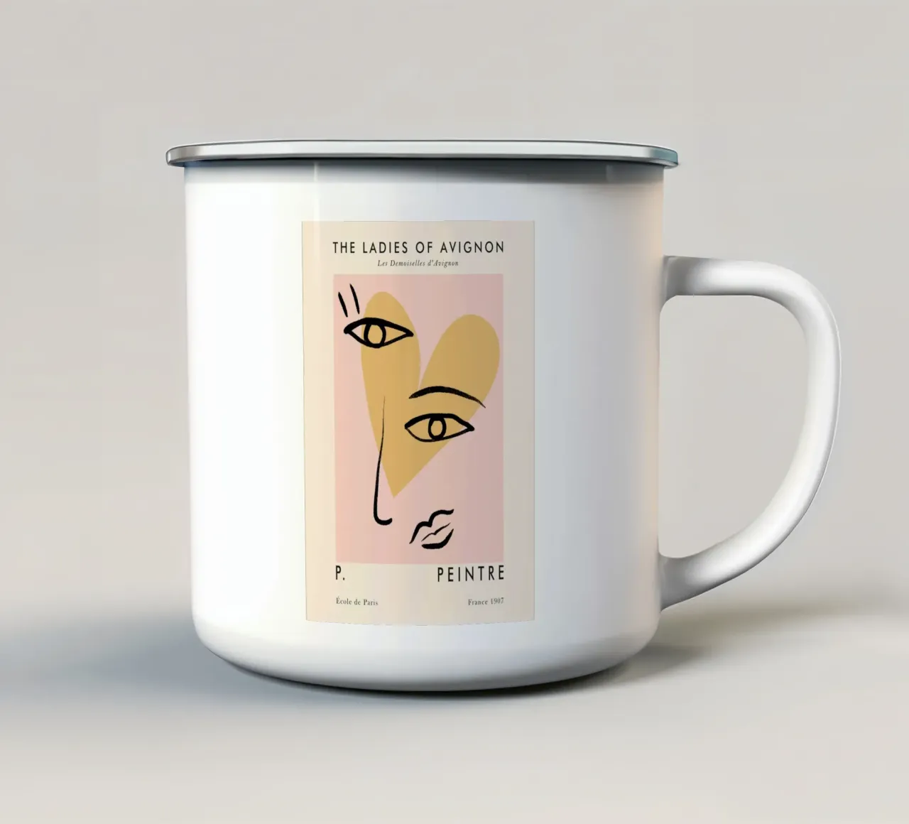 Le signore di Avignone Matisse tazza in smalto da DODOLAN STORE