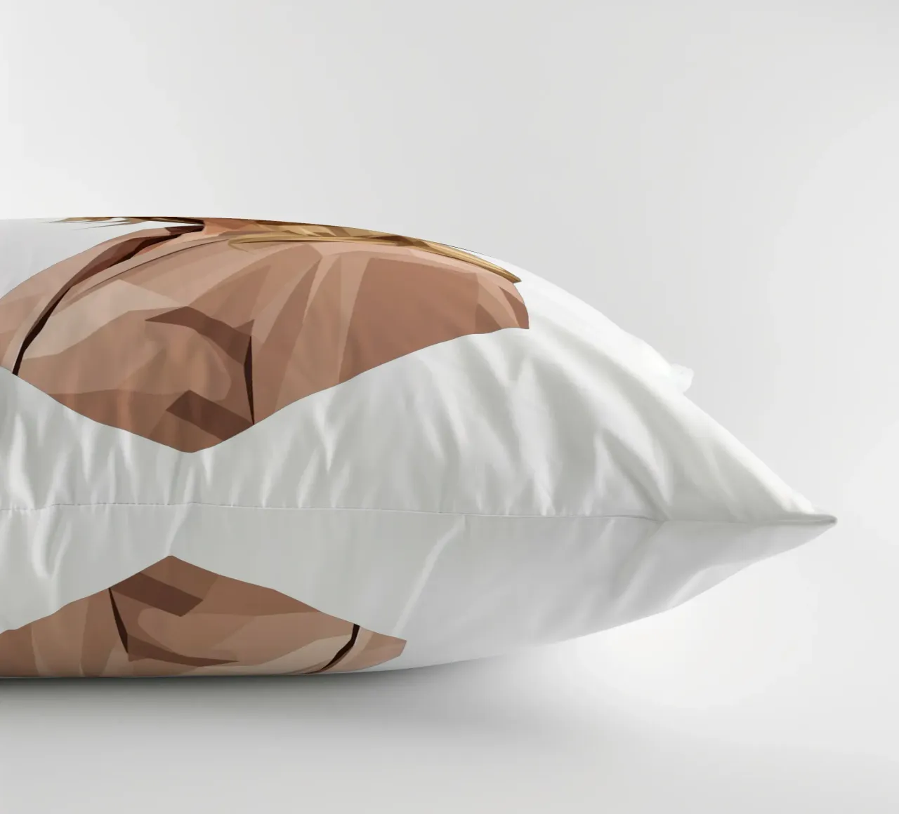 Taylor Swift con cappello rosso Low poly cuscino da Low Profile