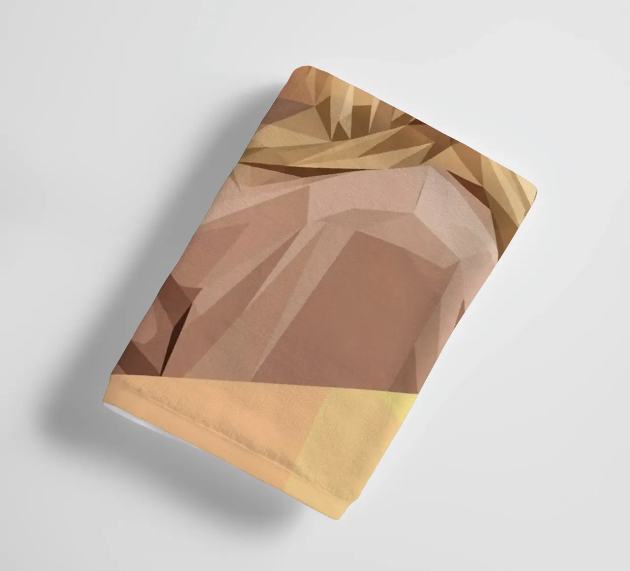 Taylor Swift with red hat Low poly towel by Low Profile