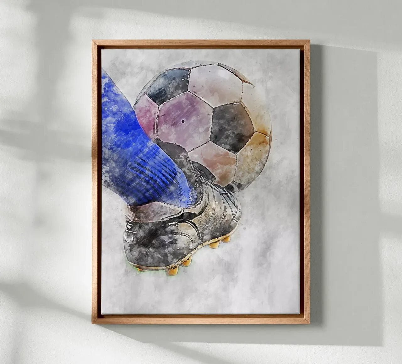 Calcio 5 tela con Cornice a cassetta da Mateo