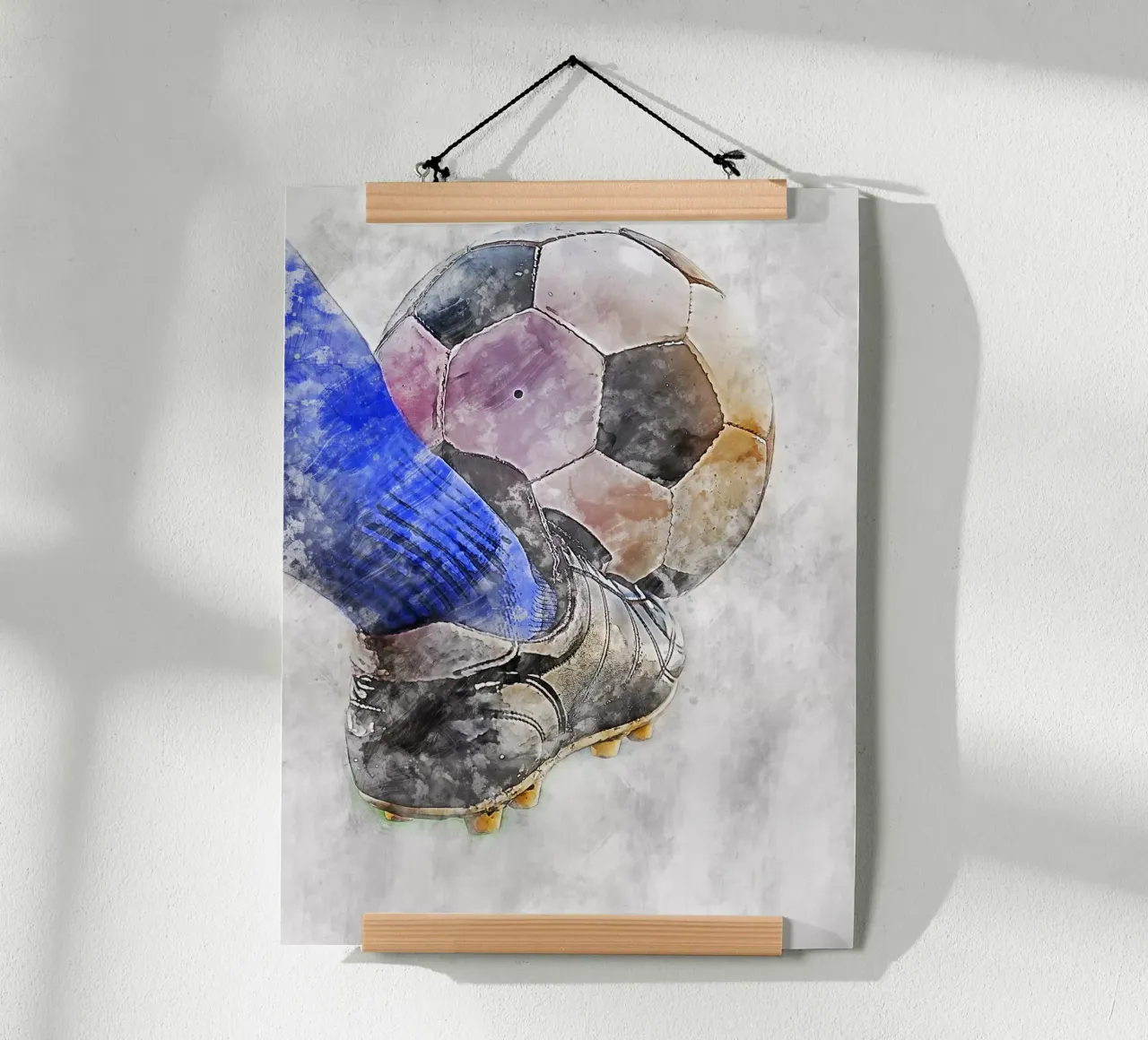 Calcio 5 carta hahnemühle da Mateo