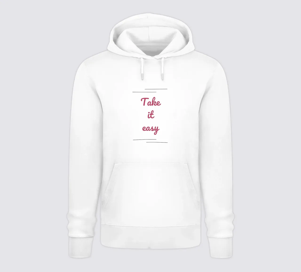 Calma e sangue freddo felpa con cappuccio da BenCoStyle