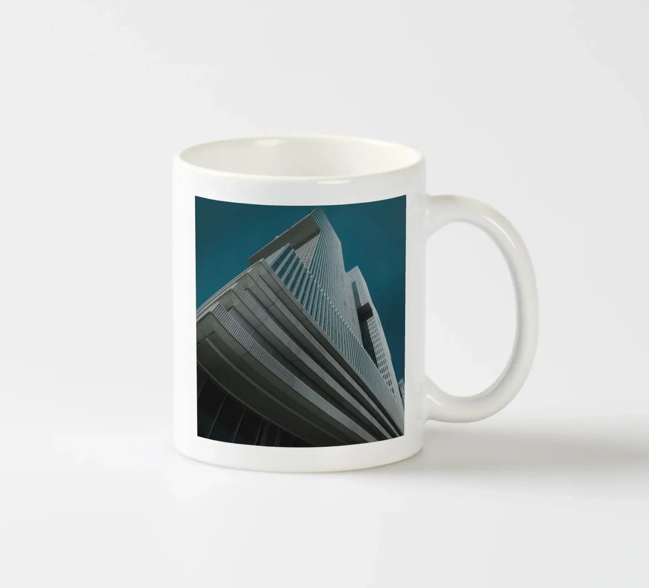 striped sky building tazza in ceramica da morgal