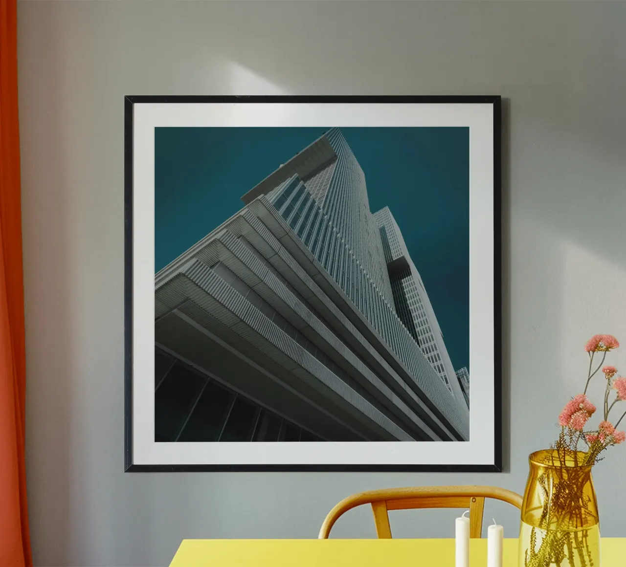 striped sky building carta hahnemühle da morgal