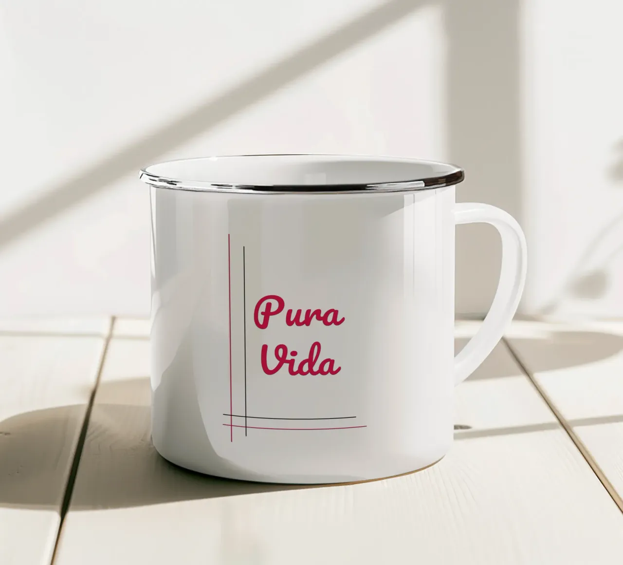 Vita pura tazza in smalto da BenCoStyle