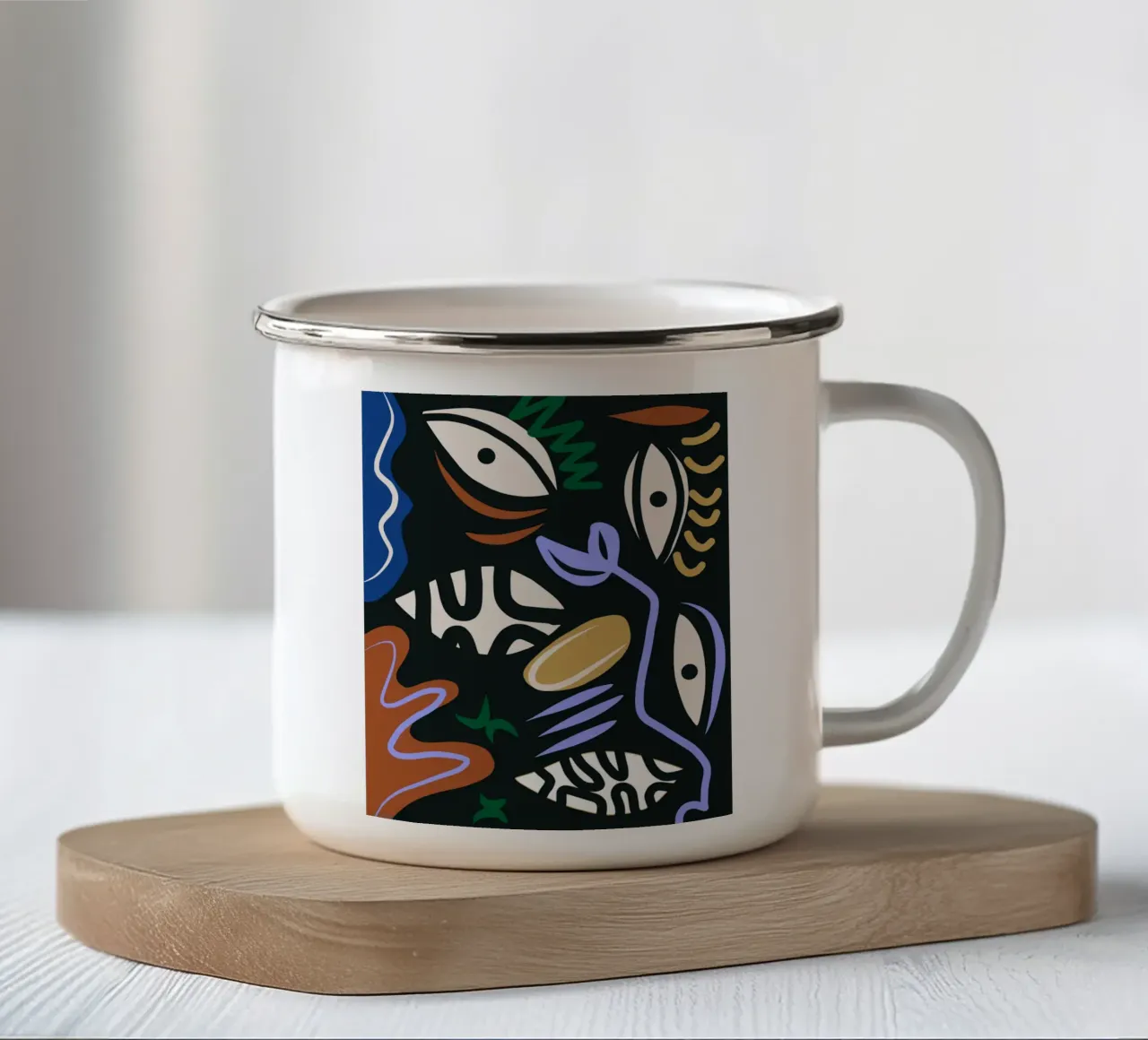 Malocchio massimalista tazza in smalto da Little Dean