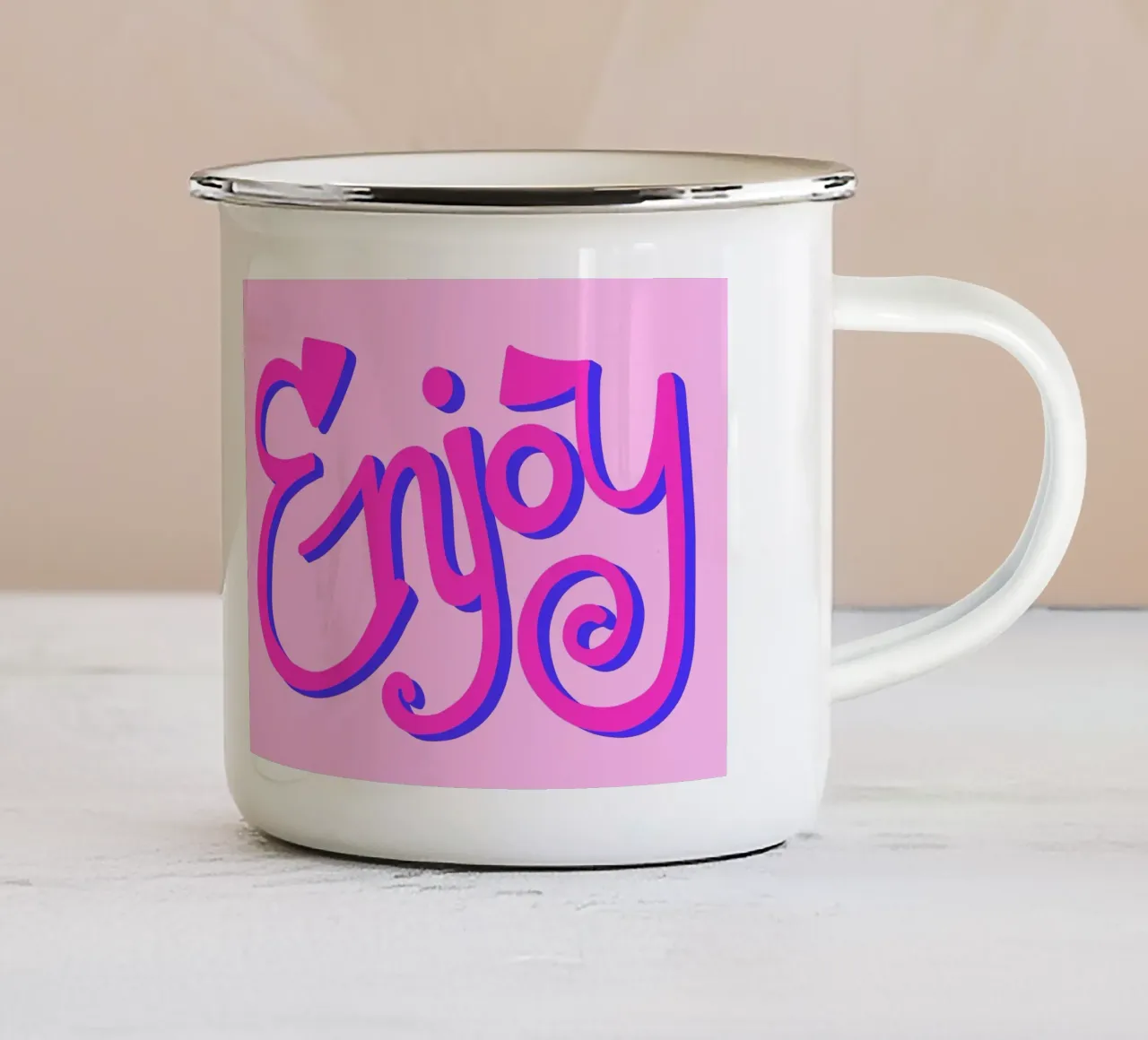 Enjoy 01 tazza in smalto da Art House
