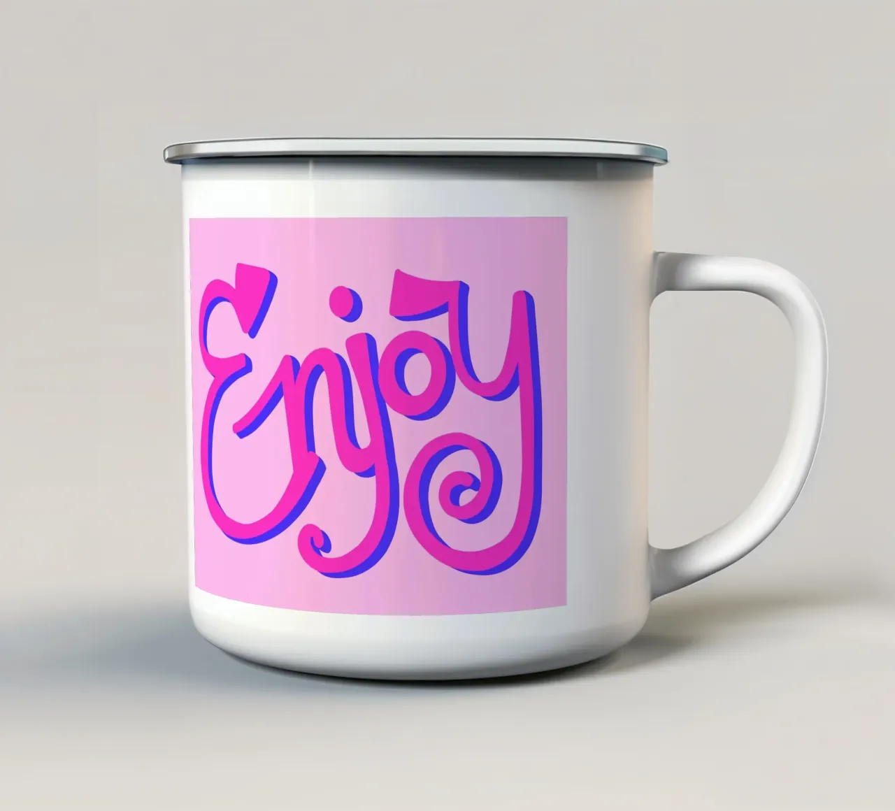 Enjoy 01 tazza in smalto da Art House