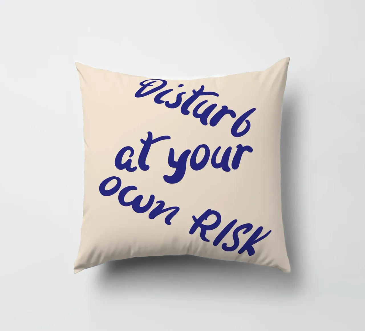 Disturb at your own risk cuscino da blisstype