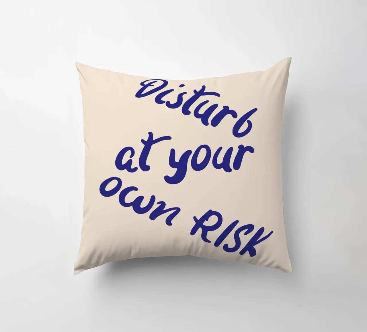 Disturb at your own risk cuscino da blisstype