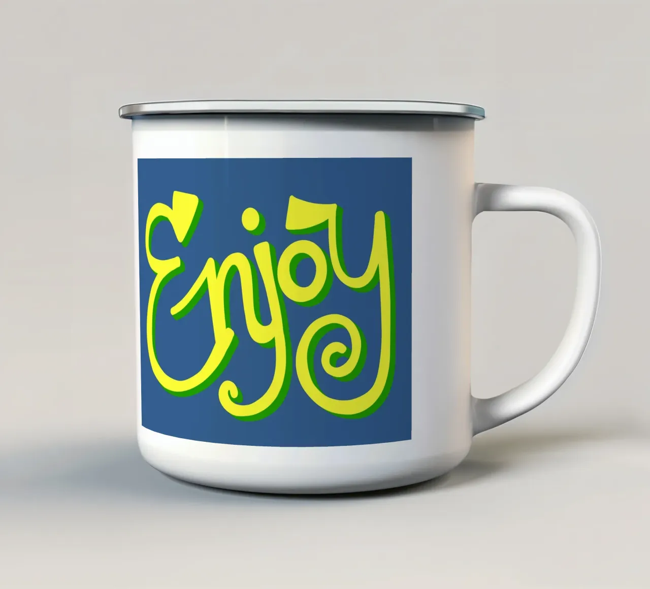 Enjoy 02 tazza in smalto da Art House