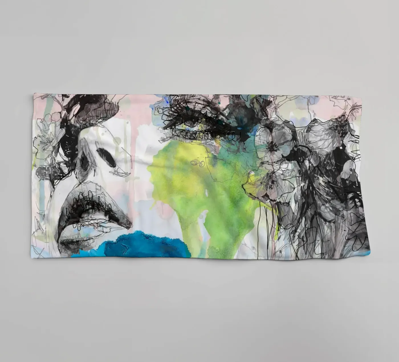 drill1 towel by Giulio Iurissevich