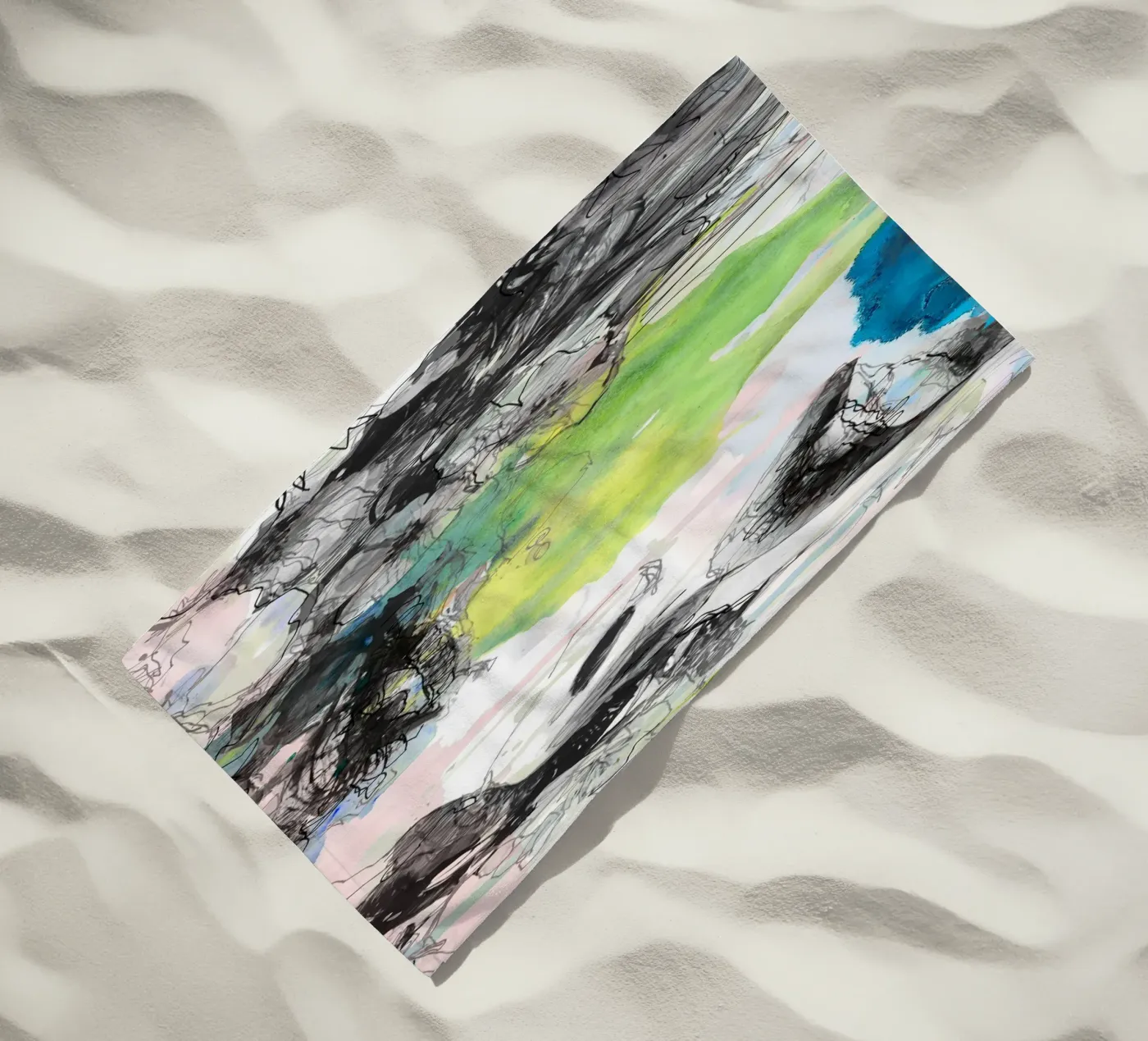 drill1 beach towel by Giulio Iurissevich