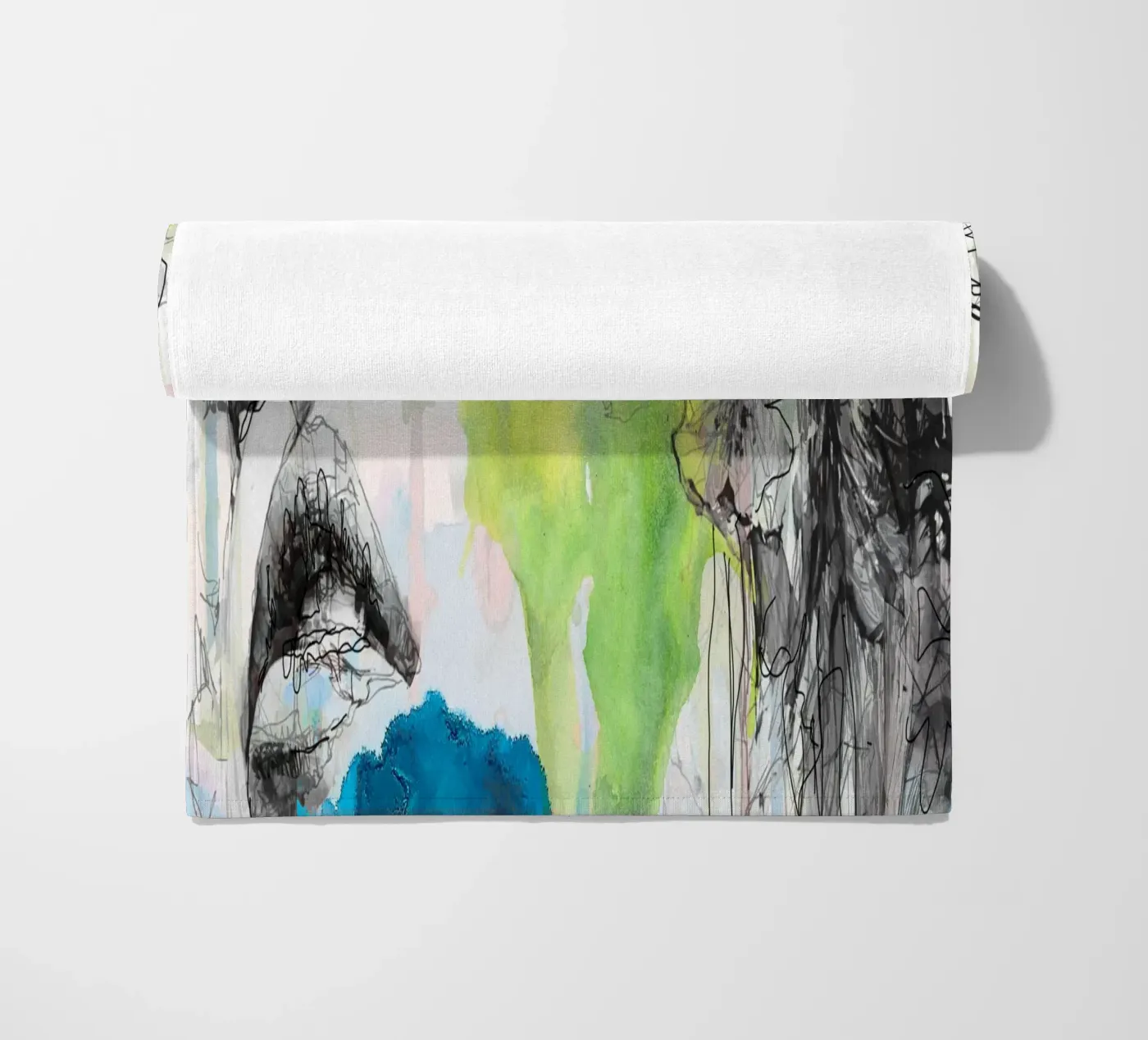 drill1 beach towel by Giulio Iurissevich