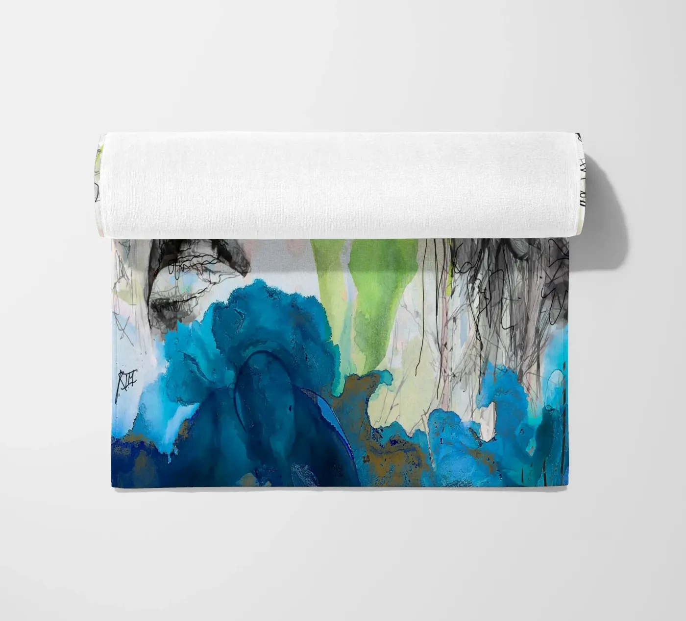 drill1 beach towel by Giulio Iurissevich