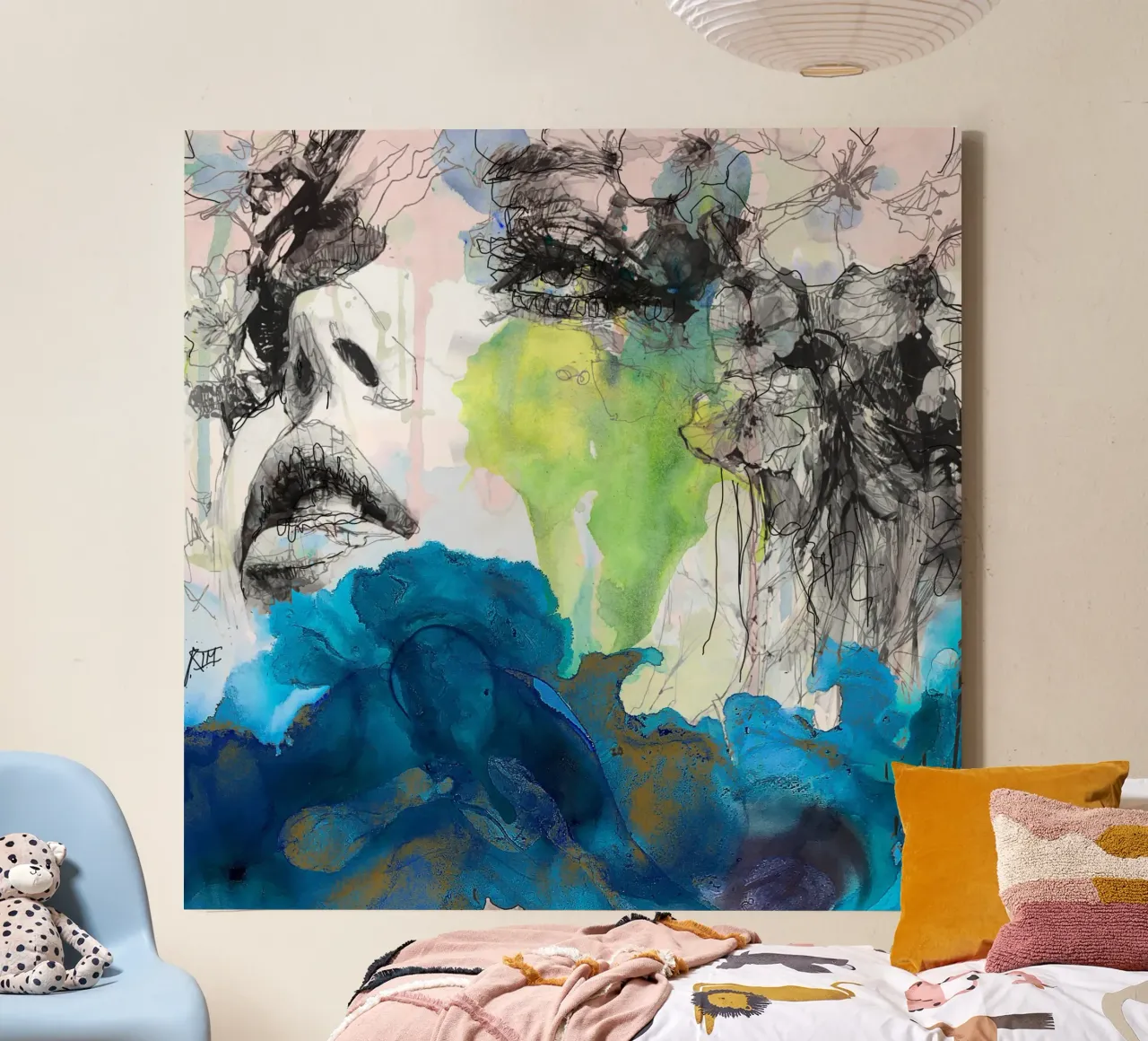 drill1 canvas by Giulio Iurissevich