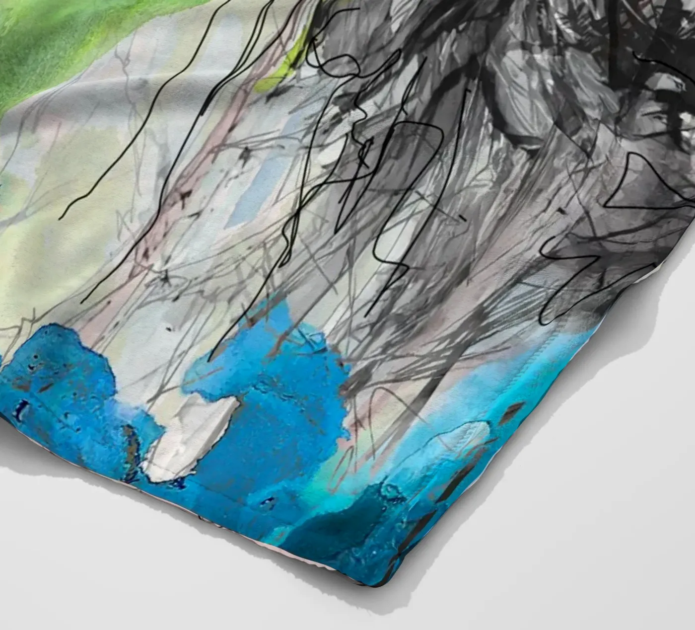 drill1 fleece blanket by Giulio Iurissevich