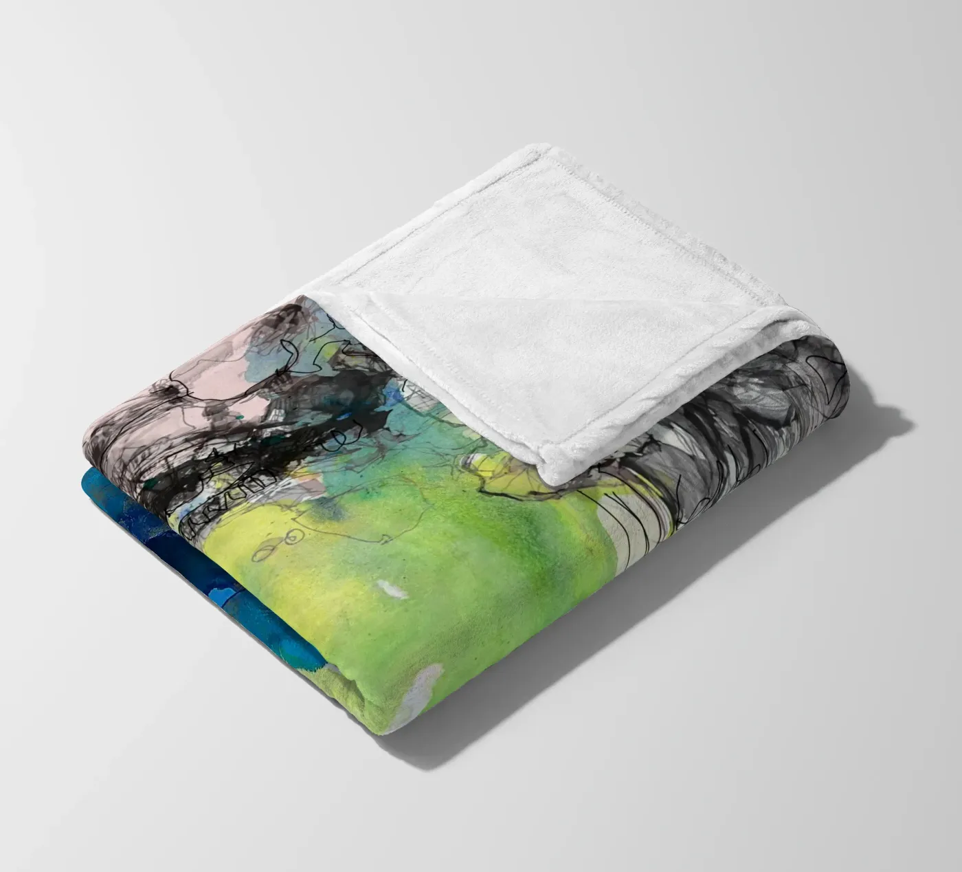 drill1 fleece blanket by Giulio Iurissevich