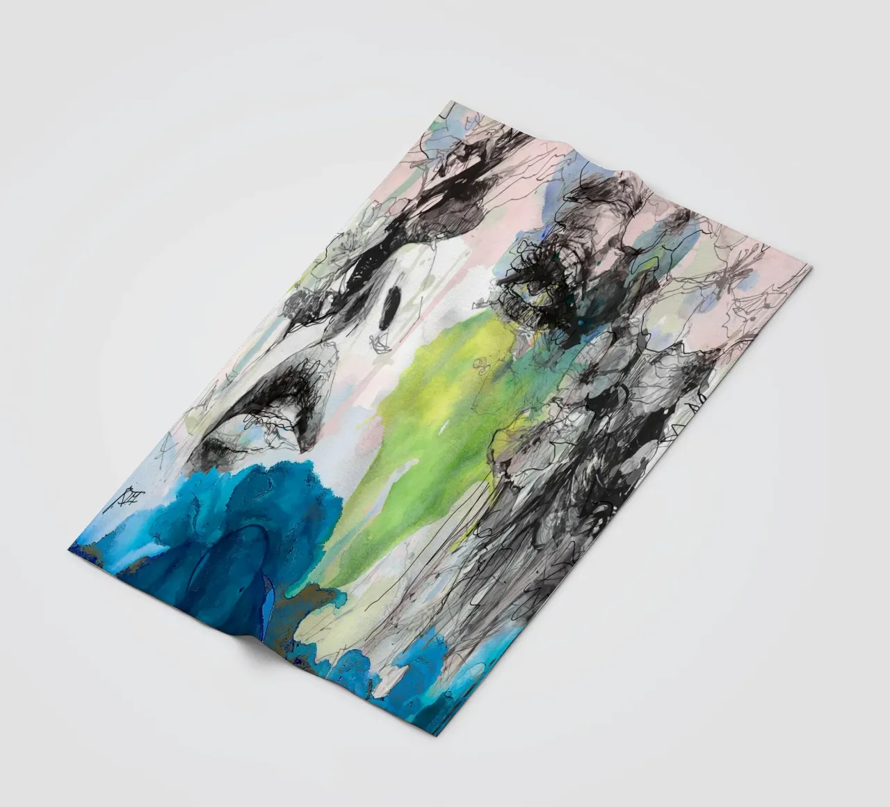 bohr1 Fleecedecke von Giulio Iurissevich