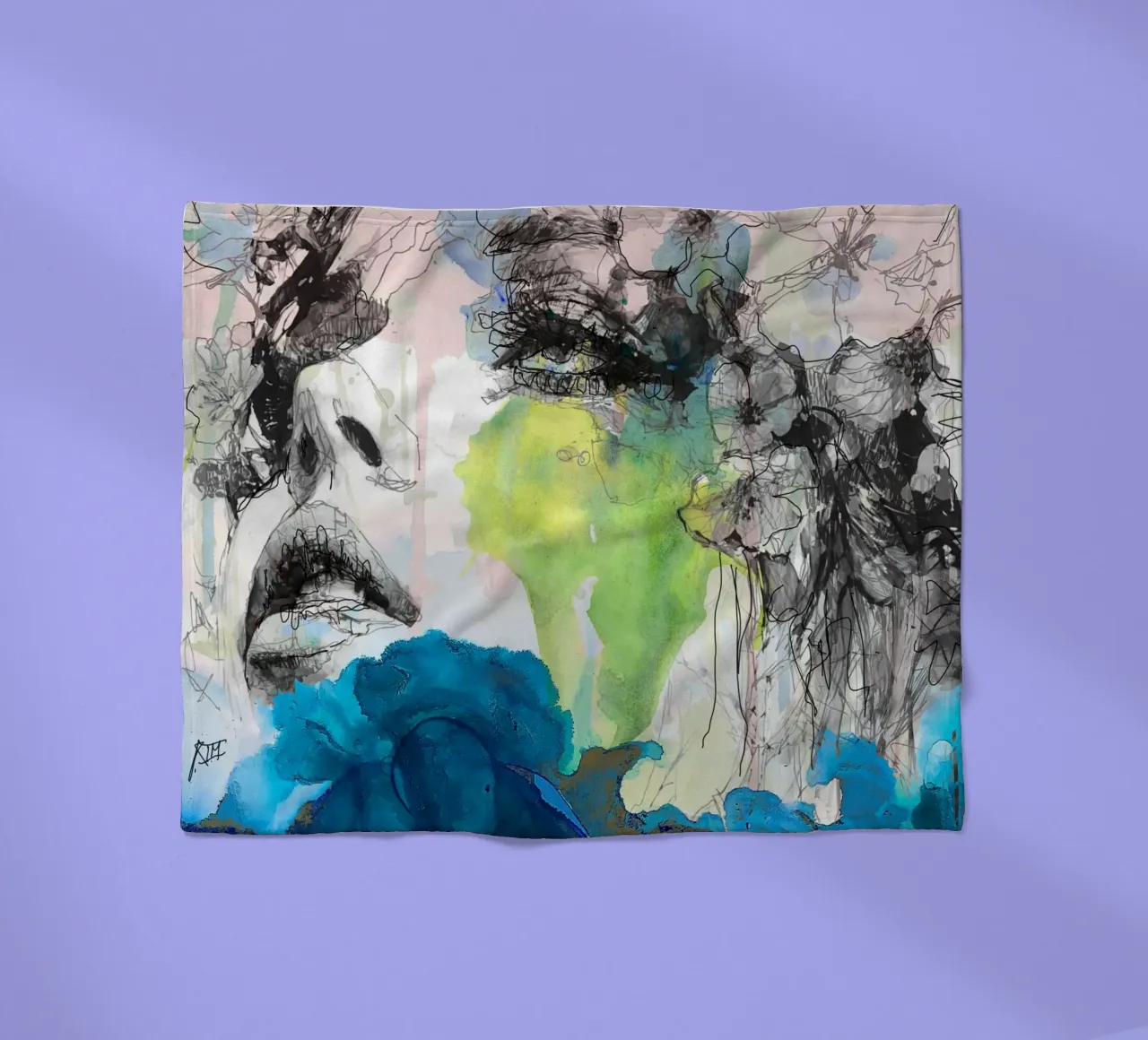 bohr1 Fleecedecke von Giulio Iurissevich