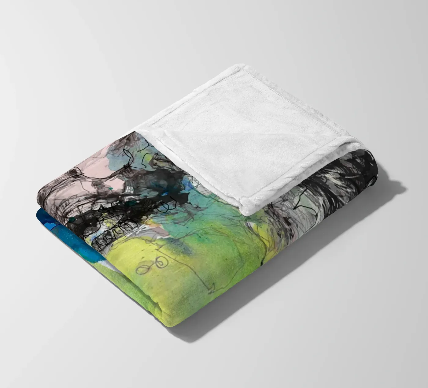 drill1 fleece blanket by Giulio Iurissevich