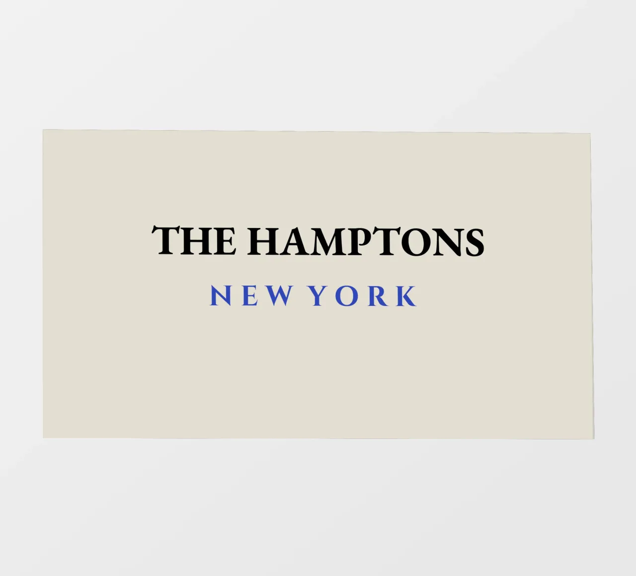 Gli Hamptons di New York pellicola backlit da BenCoStyle