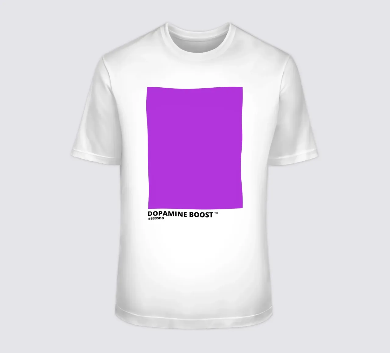 Aumento della dopamina Colore viola t-shirt da Magnific