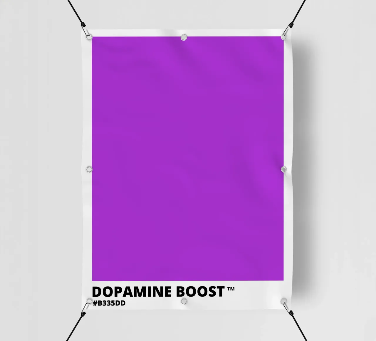 Aumento della dopamina Colore viola telo in pvc da Magnific